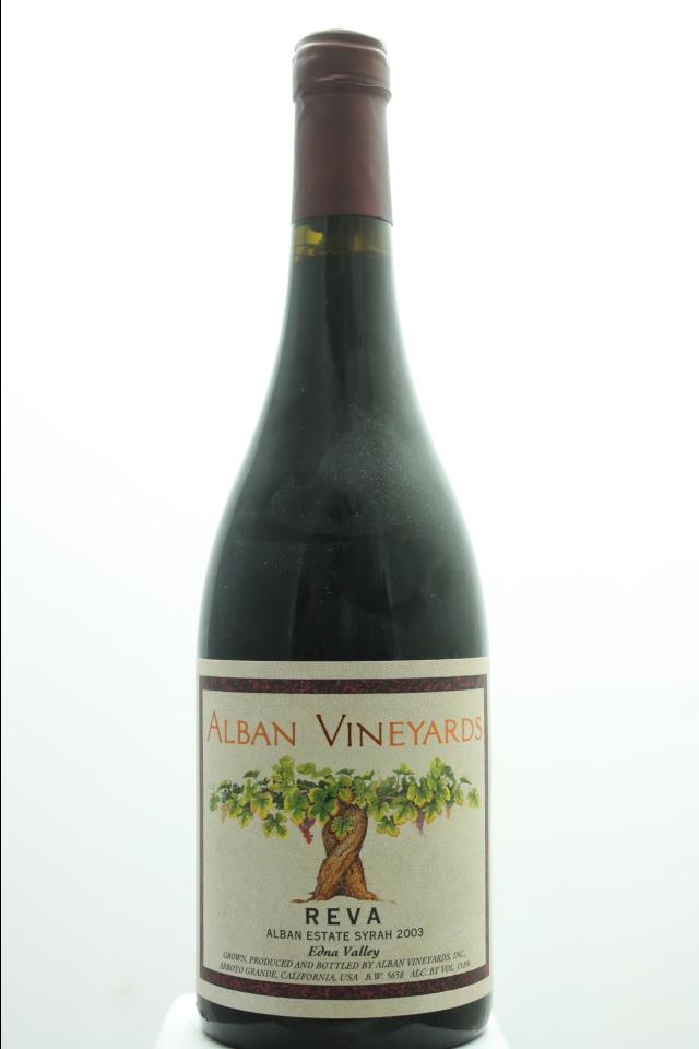 Alban Vineyards Alban Estate Syrah Reva 2003