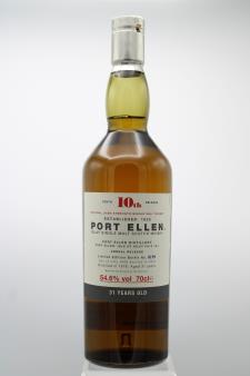 Port Ellen Single Malt Whisky Natural Cask Strength 31-Year-Old 10th Release 1978