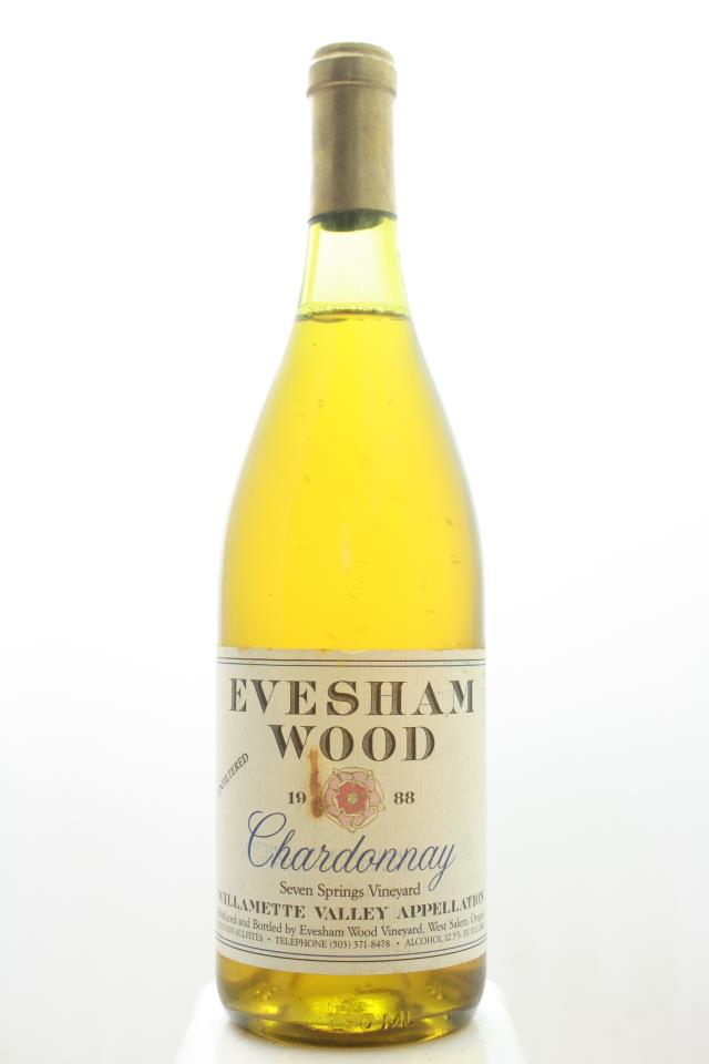 Evesham Wood Chardonnay Seven Springs Vineyard 1988