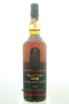 Lagavulin Islay Single Malt Scotch Whiskey The Distillers Edition Double Matured Special Release 16-Years-Old 1991