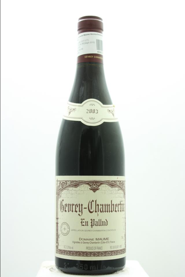 Maume Gevrey-Chambertin En Pallud 2003