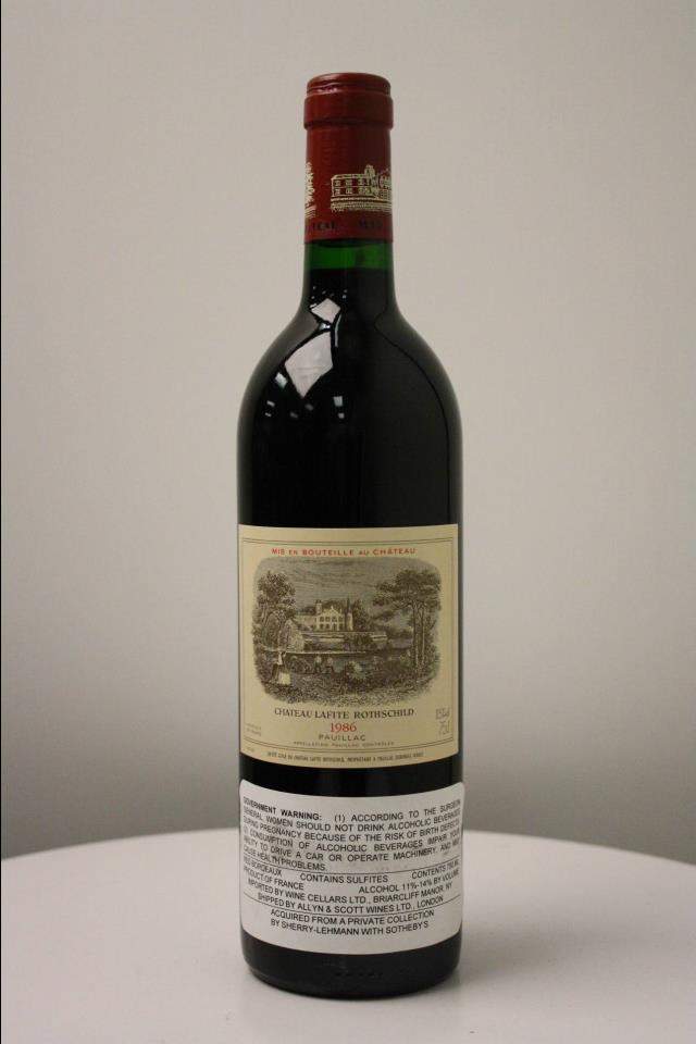 Château Lafite Rothschild 1986