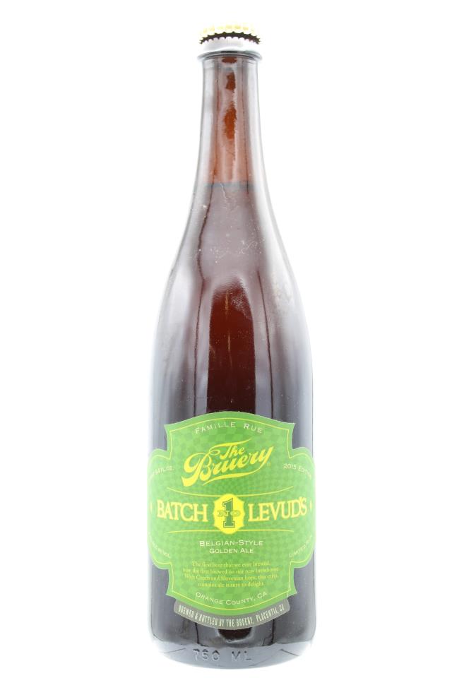 The Bruery Batch No. 1 Levud's Belgian-Style Golden Ale 2015