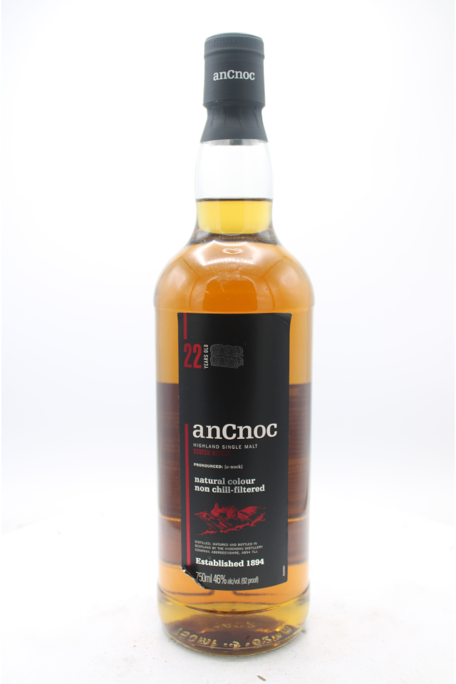 Knockdhu anCnoc 22 Years Old Single Malt Scotch Whisky NV