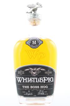 WhistlePig Single Barrel Rye Whisky The Boss Hog 13-Years-Old NV
