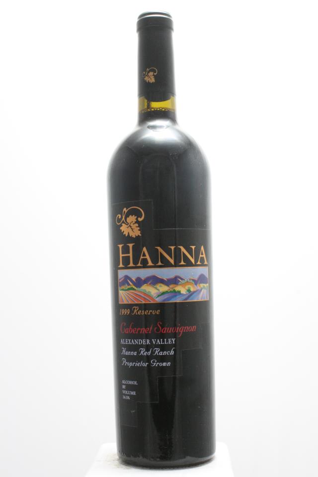 Hanna Winery Cabernet Sauvignon Hanna Red Ranch Reserve 1999