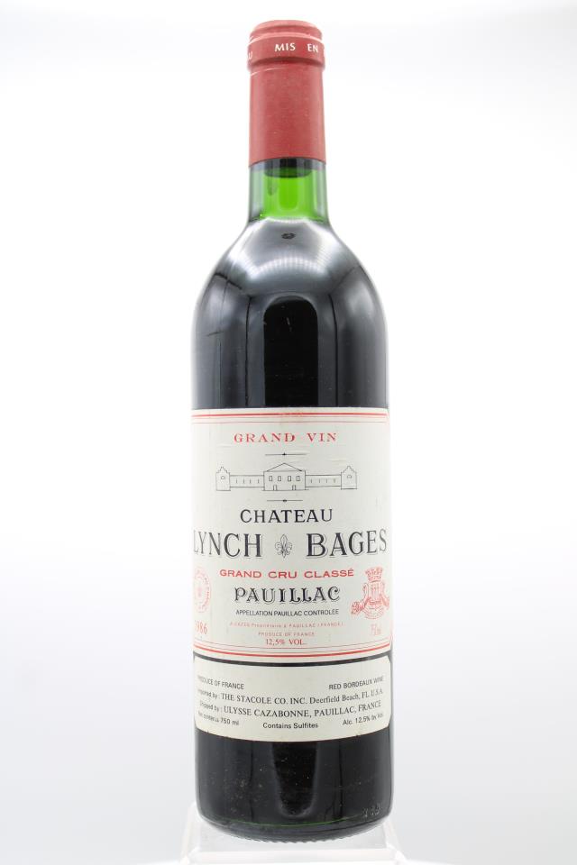 Lynch-Bages 1986