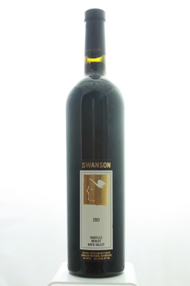 Swanson Vineyards Merlot 2003