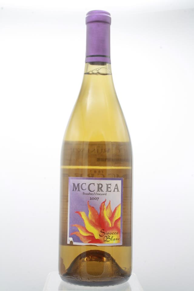 McCrea Cellars Sirocco Blanc Boushey Vineyard 2007