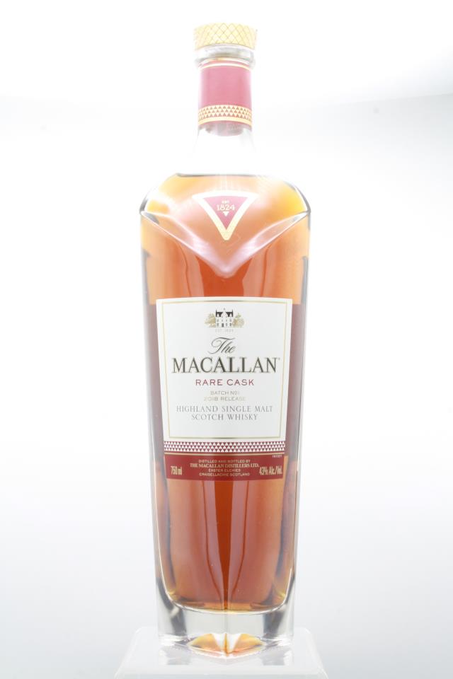 The Macallan Highland Single Malt Scotch Whisky Rare Cask Batch #1 2018