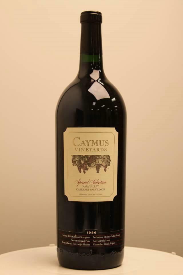Caymus Cabernet Sauvignon Special Selection 1986