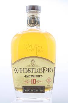 WhistlePig Straight Rye Whiskey 10 Years Old NV
