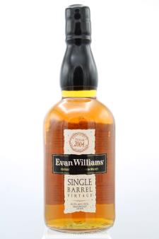 Evan Williams Kentucky Straight Bourbon Whiskey Single Barrel Vintage 2004
