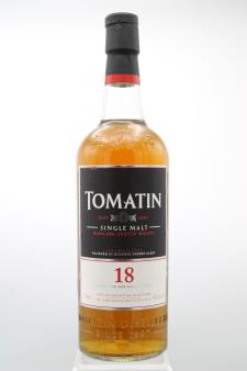 Tomatin Single Malt Highland Scotch Whisky 18-Years-Old NV