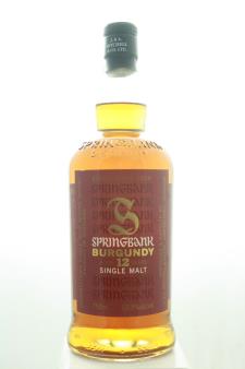 J & A Mitchell & Co (Springbank) Campbeltown Single Malt Scotch Whisky Burgundy Barrels 12-Years-Old 2003