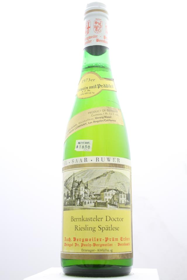 Bergweiler-Prüm Erben Bernkasteler Doctor Riesling Spätlese #12 1973