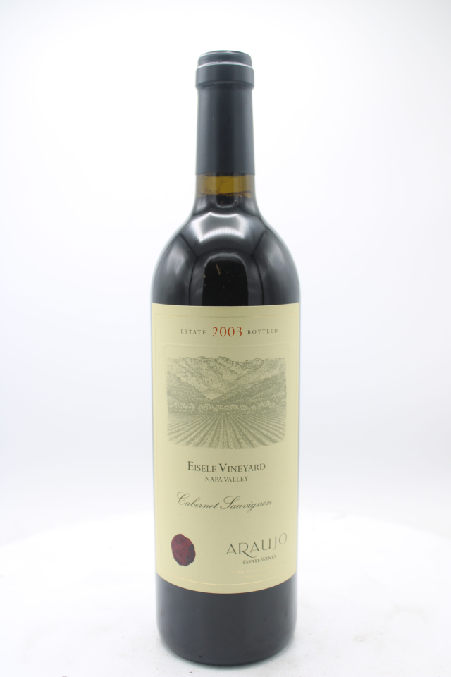 Araujo Estate Cabernet Sauvignon Eisele Vineyard 2003