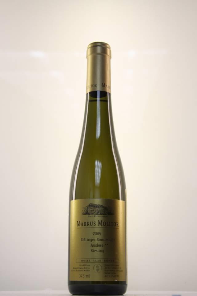 Markus Molitor Zeltinger Sonnenuhr Auslese 2005