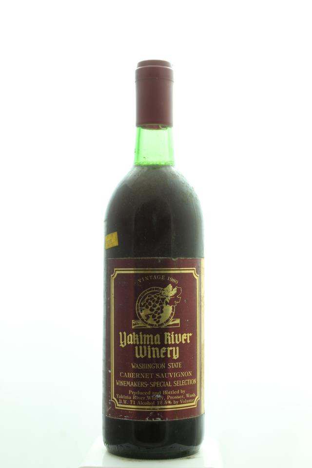 Yakima River Winery Cabernet Sauvignon WineMakers Special Selection 1980