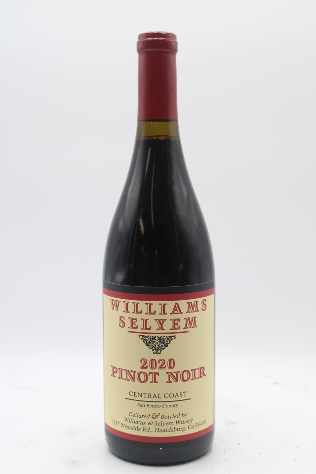 Williams Selyem Pinot Noir Central Coast 2020