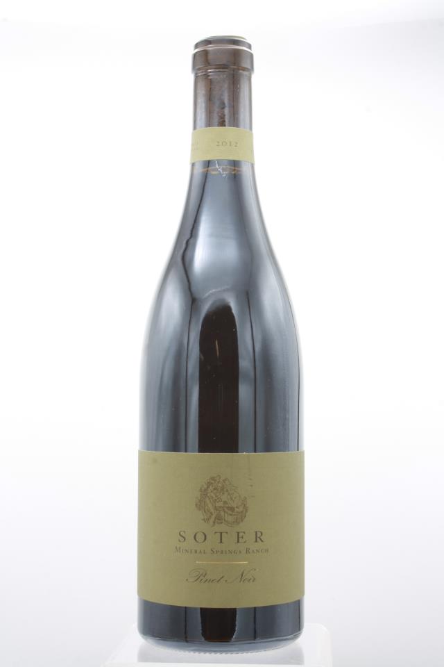 Soter Pinot Noir Mineral Springs 2012