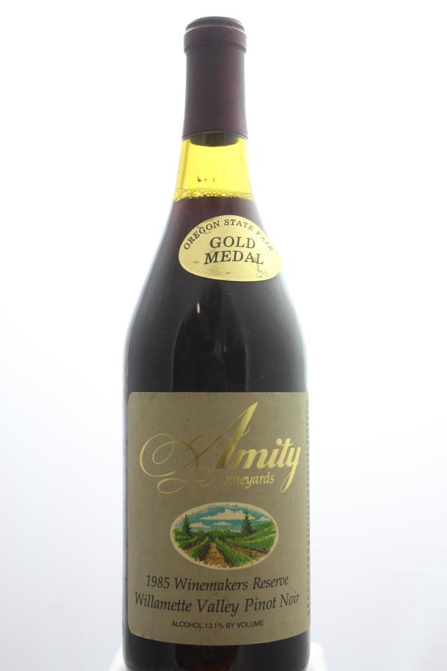 Amity Pinot Noir Winemakers Reserve 1985