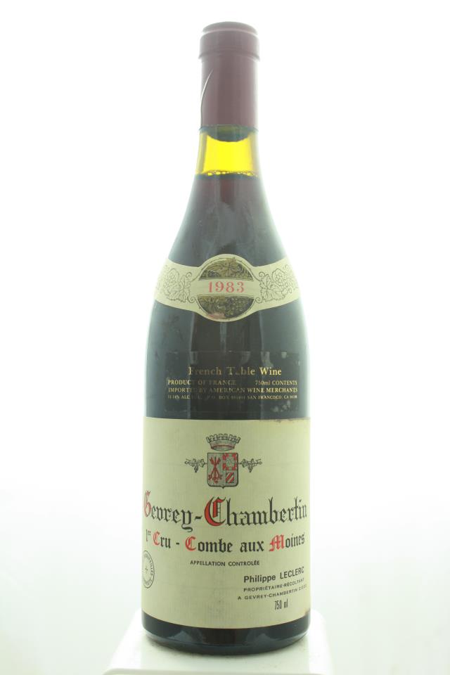 Philippe Leclerc Gevrey-Chambertin Combe Aux Moines 1983