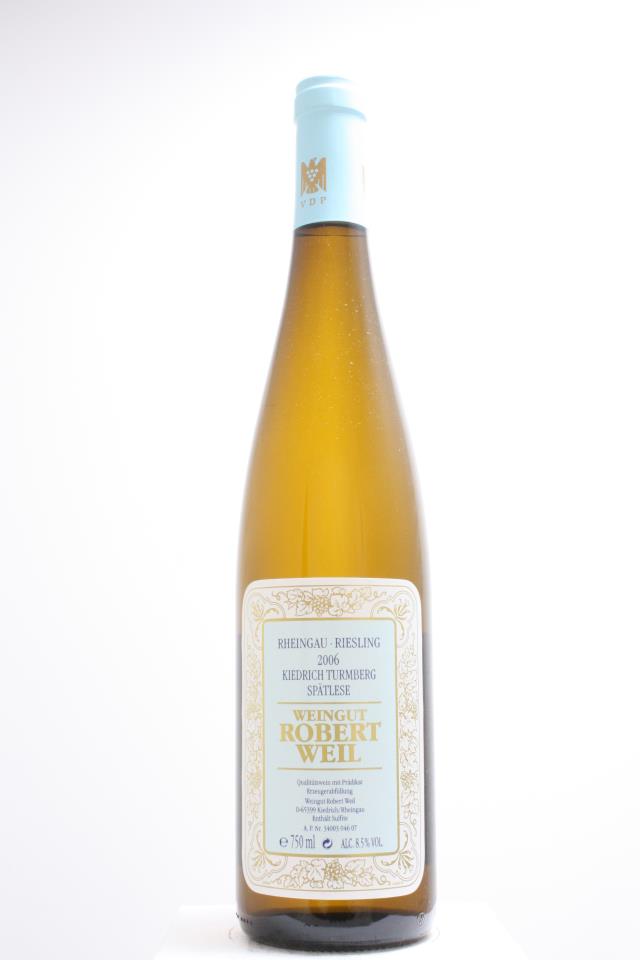 R. Weil Kiedrich Turmberg Riesling Spätlese #46 2006