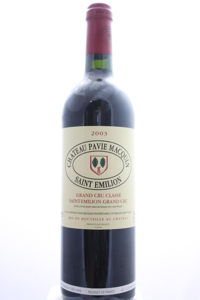 Pavie-Macquin 2003