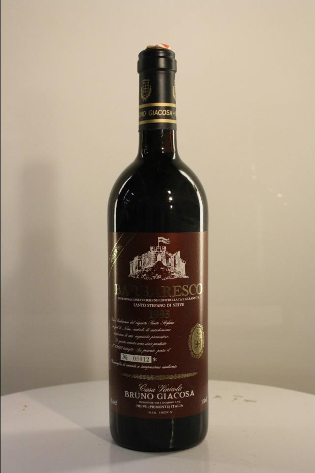 B. Giacosa Barbaresco Riserva Santo Stefano 1985