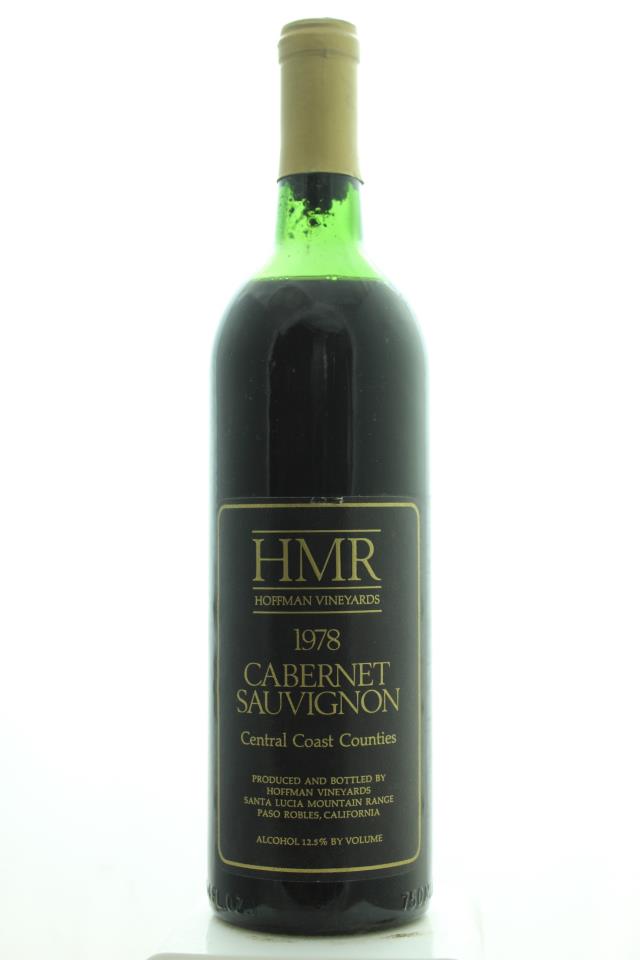 Hoffman Vineyards Cabernet Sauvignon HMR 1978