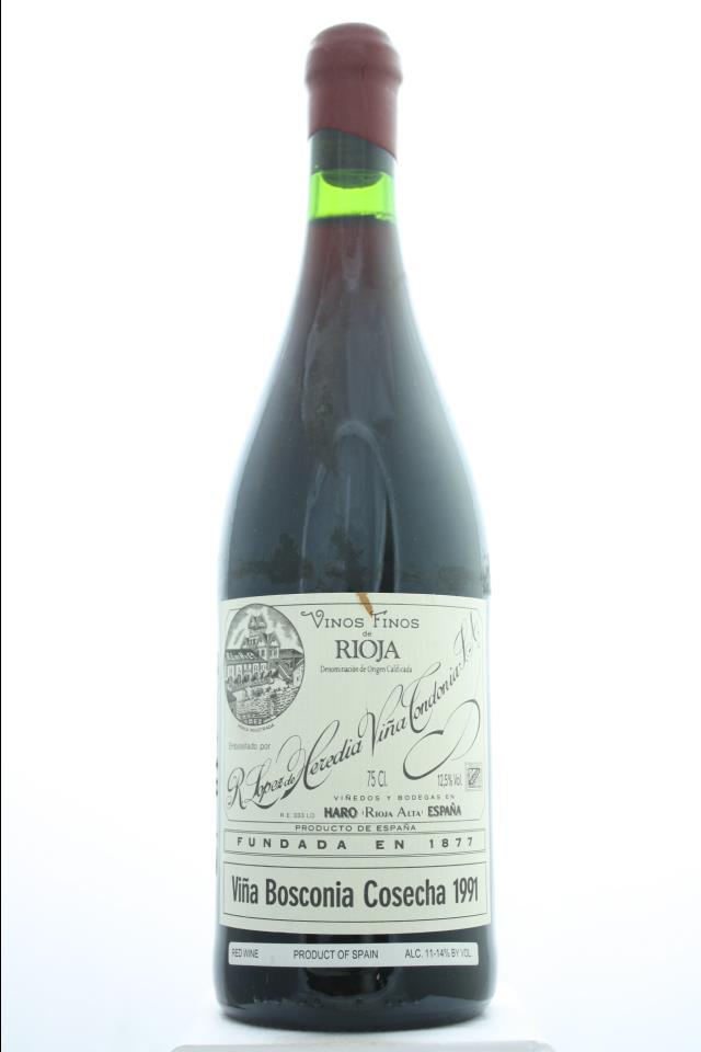 R. López de Heredia Rioja Tinto Gran Reserva Viña Bosconia 1991