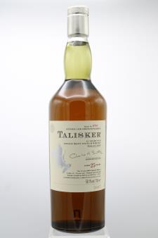 Talisker Single Malt Scotch Whisky 25-Years-Old NV