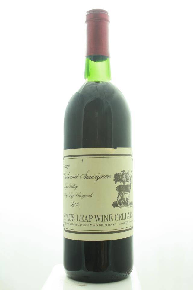 Stag's Leap Wine Cellars Cabernet Sauvignon SLV Lot 2 1977