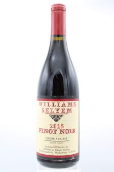 Williams Selyem Pinot Noir Sonoma Coast 2015