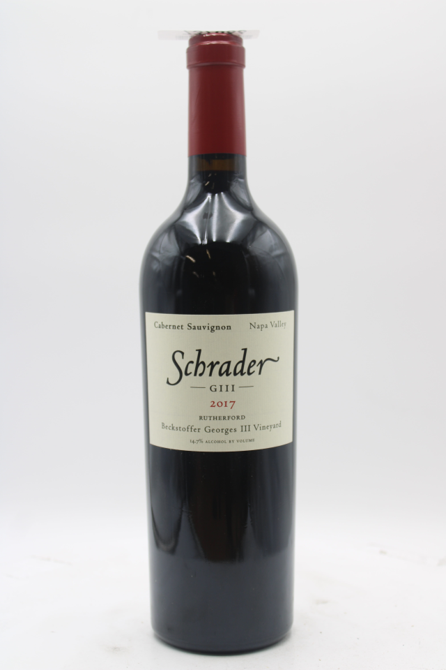Schrader Cabernet Sauvignon Beckstoffer Georges III Vineyard GIII 2017