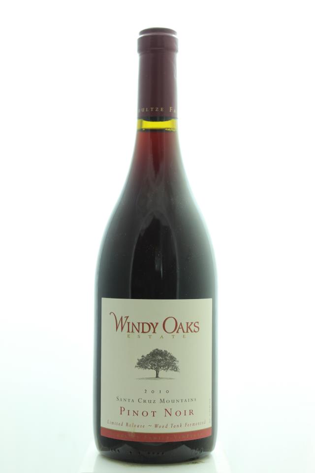 Windy Oaks Estate Pinot Noir Schultze Family Vineyard Limited Release - Wood Tank Fermented 2010