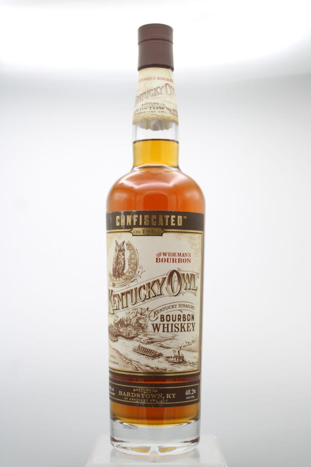 Kentucky Owl Kentucky Straight Bourbon Whiskey Confiscated The Wise Man's Bourbon NV