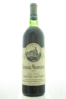 Spring Mountain Cabernet Sauvignon 1979