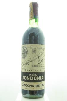 R. López de Heredia Rioja Gran Reserva Viña Tondonia Tinto 1961
