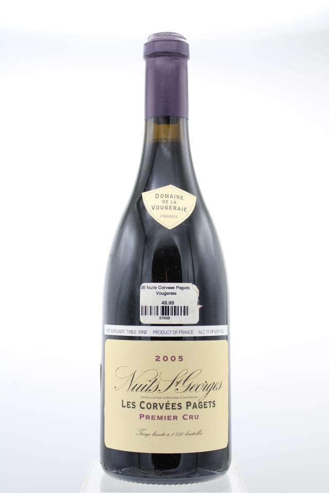 Domaine de la Vougeraie Nuits St. Georges Les Corvees Pagets 2005