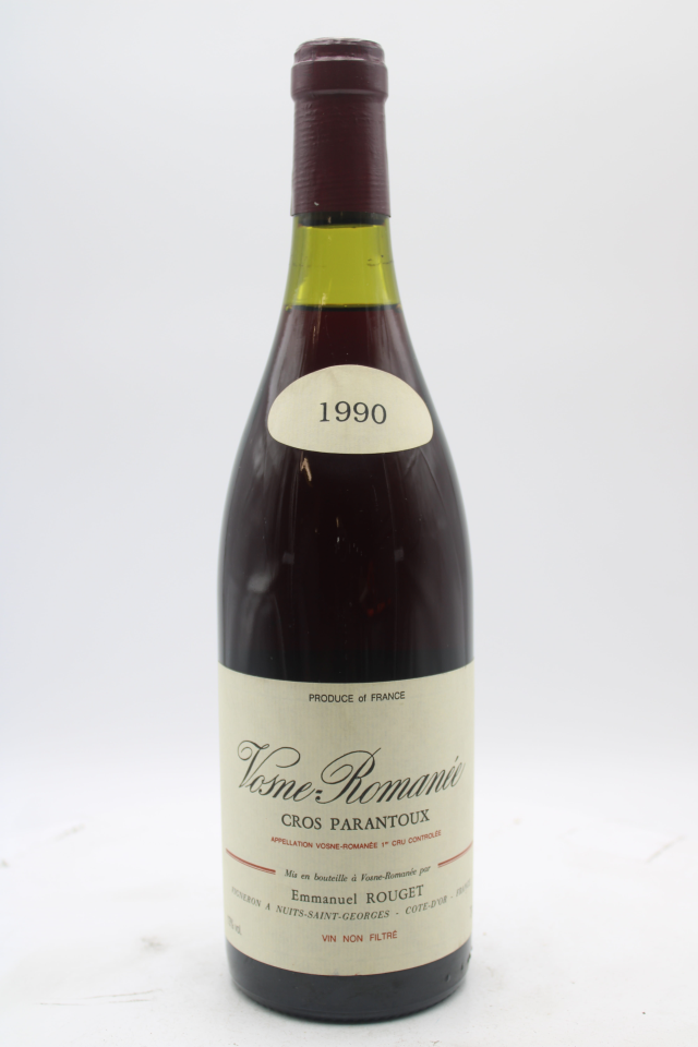 E. Rouget Vosne Romanée Cros Parantoux 1990