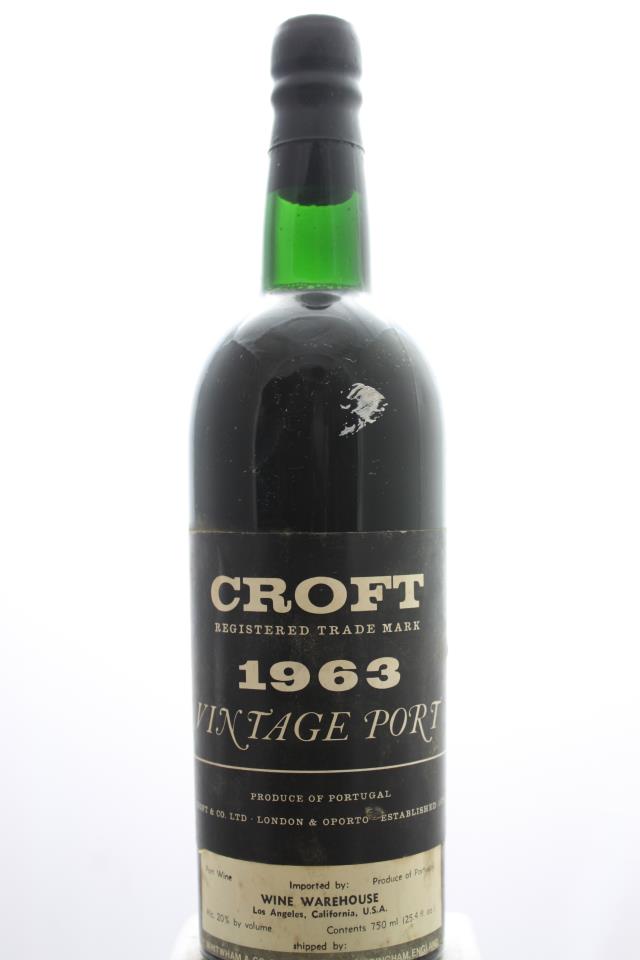 Croft Vintage Port 1963