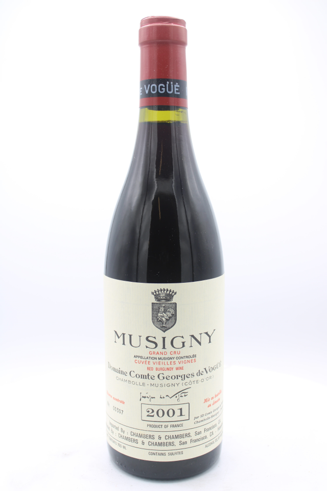 Domaine Comte Georges de Vogüé Musigny Cuvée Vieilles Vignes 2001