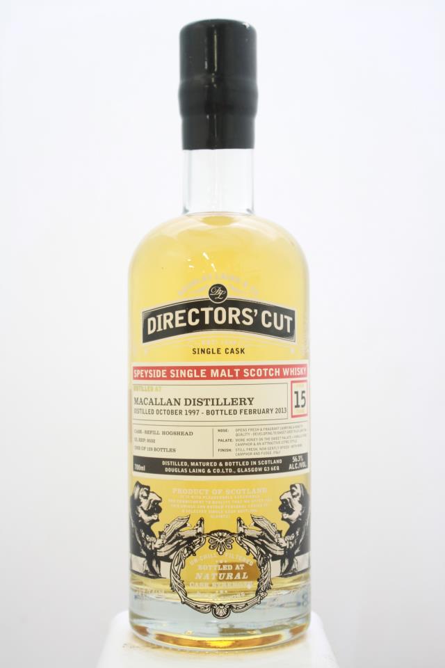 Douglas Laing & Co Speyside Single Malt Scotch Whisky Single Cask Directors' Cut 15-Years-Old 1997