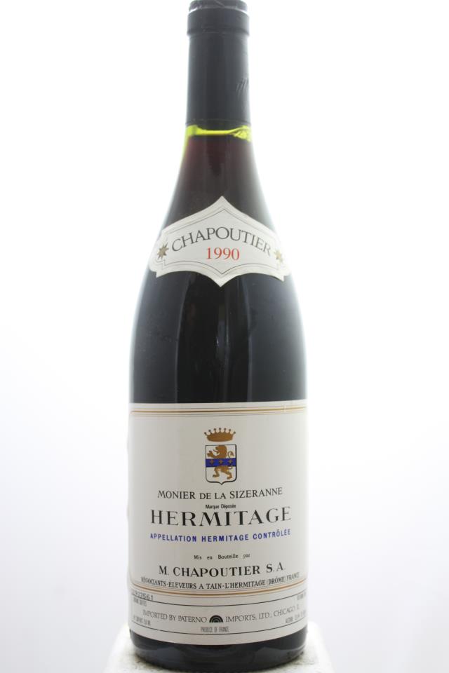 M. Chapoutier Hermitage Monier de la Sizeranne 1990
