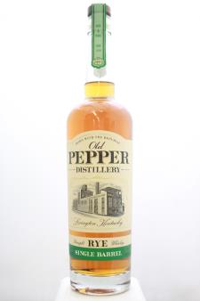 Old Pepper Straight Single Barrel Rye Whiskey 4-Years-Old NV