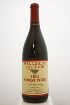 Williams Selyem Pinot Noir Sonoma Coast 2014