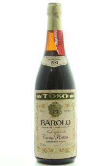 Pietro Toso Barolo 1981