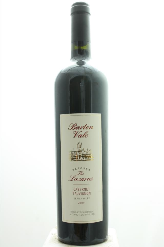 Barton Vale Cabernet Sauvignon The Lazarus Barton Hill Vineyard 2001